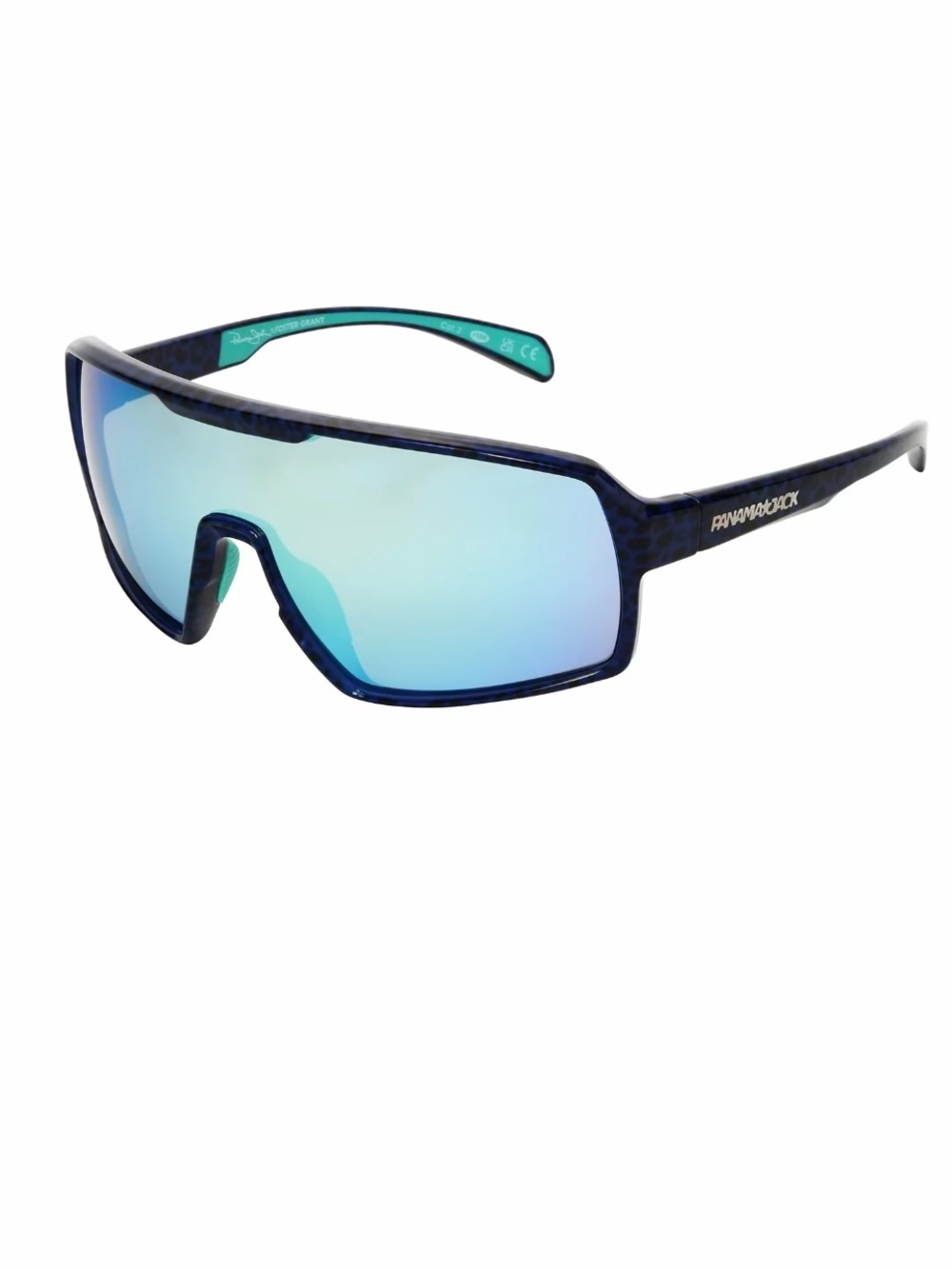 Panama Jack Blue Wrap Around Unisex Sunglasses - 100% UV Protection